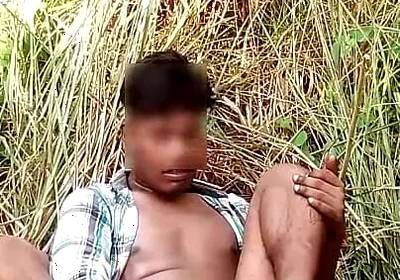 Indian Teen Boy Ass Fucking with Big Cucumber Hardcore Masturbation at Forest
