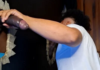 Sucking Several Brunette Cocks