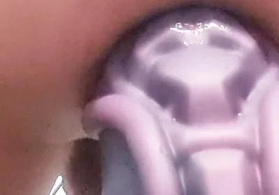 Stuffing my hot ass with a giant cock