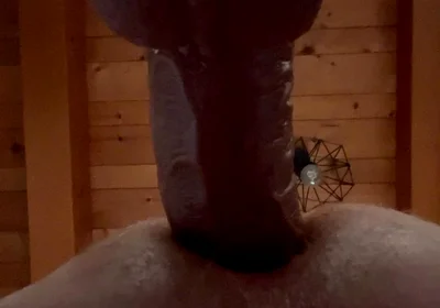 Grandpa Fucks Himself Deeply with His 50 Cm Cock