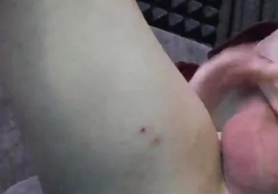 Busting a Big Cumshot After Closeup Masturbation