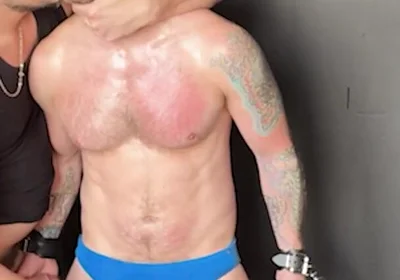 Using His Balls as a Punching Bag 2