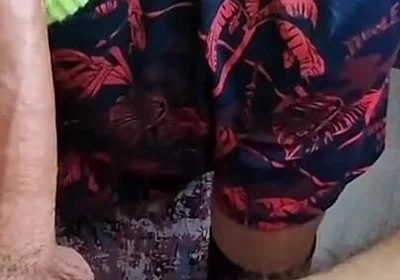 A Man in a Skirt Sucks My Huge Dick, Eat My Cum Man!