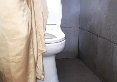 Long Gold Satin Dress Masturbation Cum