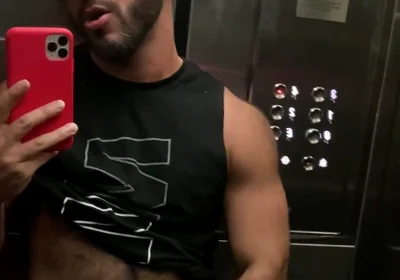Delicious straw in the elevator…