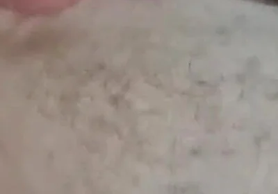 A Hole Dripping with Cum After Being Fucked by a Stranger's Big Dick on the Highway