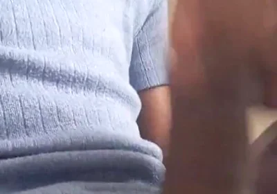 BBC Sneaky Wank in Bathroom