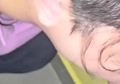 Cute Twink Gets Fucked Bareback by Straight Guy on the Stairs of His Building