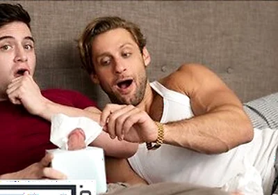 Dom King Eagerly Sucks Trevor Brookss Cock Before Giving Him A Deep Doggy Style Pounding