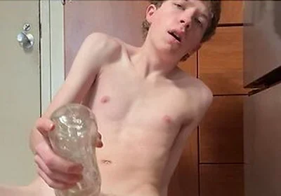 Teen 18+ Boy Uses Sex Toy First Time