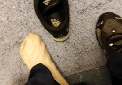 Dirtyjunkbro (dj -bro) in the Toilet, Totally Wet, Dirty Pissed Socks and Sports Shoes