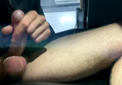 Mushroom Cock Almost Caught Cumming by Wife