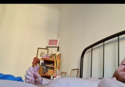 An After Workout Sweaty Flex and Jerk off Session, with a Cumshot at the End