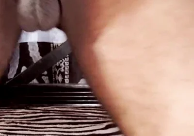 Curved 8 Inch Asian Uncut Cock Stroking - Shooting Huge Load on My Body