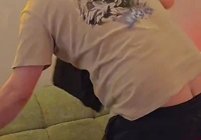 Straight Chubby Construction Worker Gets Sucked and His Ass Licked for the First Time by a Guy