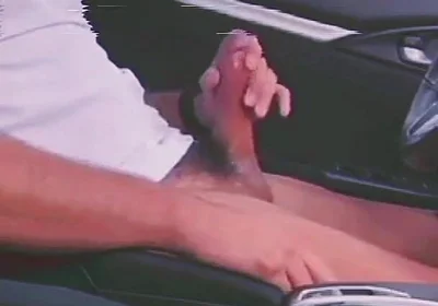 He Shows off His Huge Cock on the Street