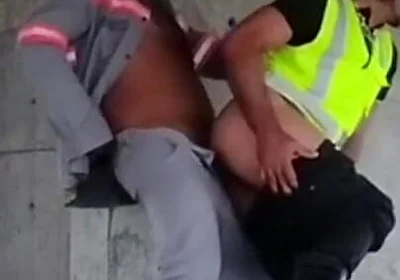 Holiday Day and Fucking Workers in Construction