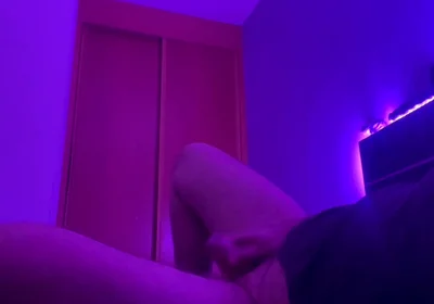 A Bear Cumming in Bed