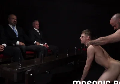 Apprentice Andram, Rick Fantana And Jack Andram - 2 Hung Suited Guys Bareback Apprentice