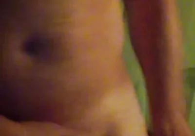 Sexy Naked Man Caresses Himself.