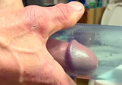 Crossdresser Michelle Pantyhose Thong Cock Pumpe