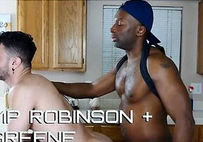 Champ Robinson And Ian Greene In Huge Black Cock Rough Fucks And Breeds Young Hole
