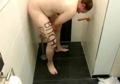Slave Lettering Marking Anal Hook Dildo Plug Milking Fucked Winch Penis Cage Shower Outdoor Street