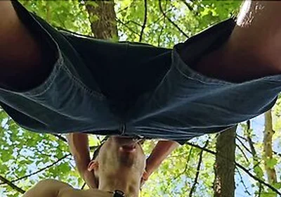Gay Cruising In The Forest, Blowjob