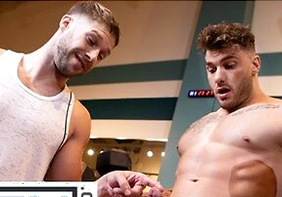 William Seed Pounds Arno Antinos Hole After A Steamy Squat Rack Tease At The Gym