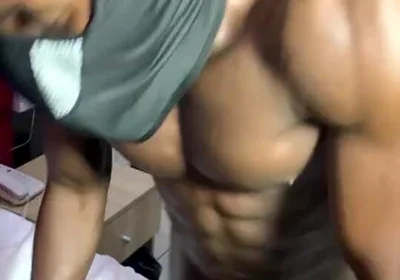 Lucky Boy Being Marinated and Grilled by 2 Strangers He Met at the Gym