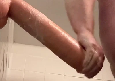 Anal Stretching Whit Massive Toy