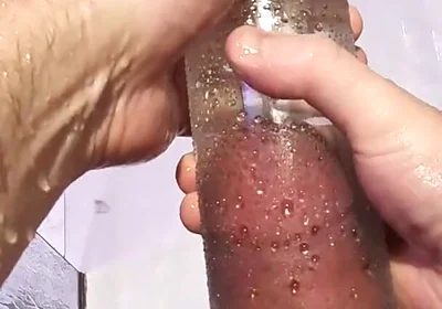 POV Morning Cock Pump with a Big Bear Body