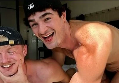 American Jock Breeds British Twink With A Fat Ass