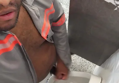Toilet Masturbating