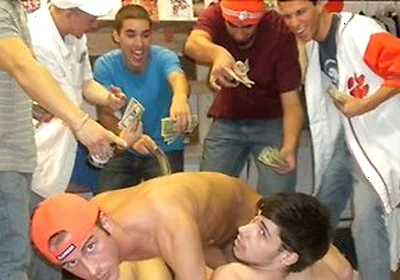Frat Initiation Gets Wild As College Twinks Drop To Their Knees For A Big Cock