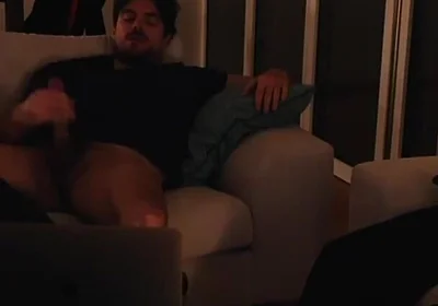 Straight Friend Jerks off with Gay Couple - Real Amateur