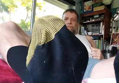 Stepdad Shows in Goldtoe Socks