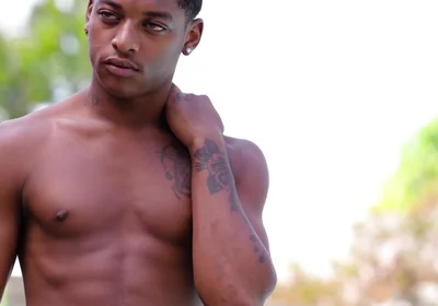 Michael Boston And Ty Santana In Interracial Jockstrap Action