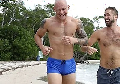 Wesley Woods Spots Beach Hunk Trevor Laster And Fucks Him Hard On The Sand