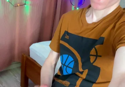 Young Student Home Alone with a Monster Boner and Lots of Sperm