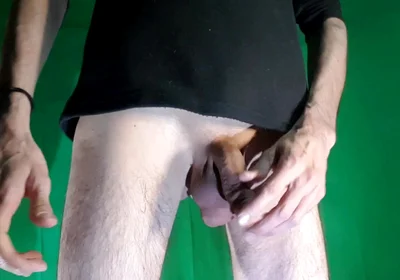 Just a T-shirt and Quite a Bit of Precum