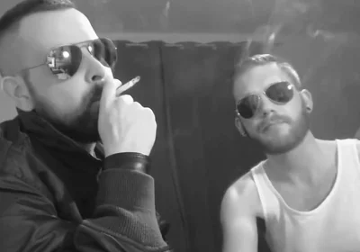 German proll smoke kissing