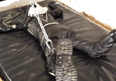 Proll playing with his leather biker boy