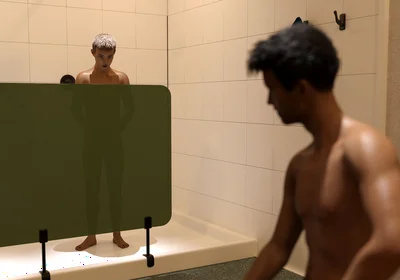 Str8 2 - My College Roommate Caught Me Staring at His Massive Cock in the Swoer Room