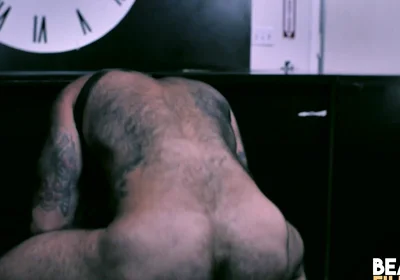 Bearfilms Bearded Gay Marc Giacomo Takes Atlas Grant Hard Cock After Oral