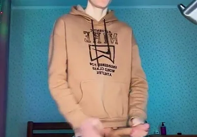 Watch Me Stroke My Huge Nine Inch Cock Until I Explode