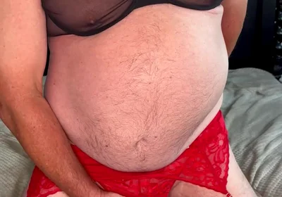 Full Red and Black Outfit Show