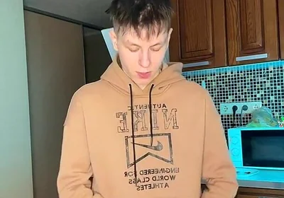 I Couldnt Stop Stroking My Big Cock Until I Covered the Floor in Sperm