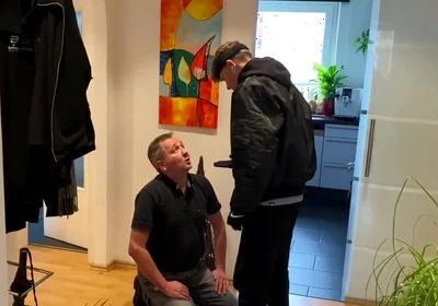 Gangster smoking sneaker master