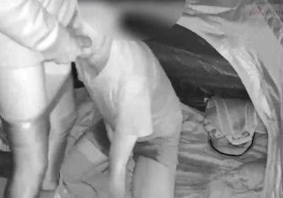 During His Jog, a Guy Discovers a Young Camper and Submits Him